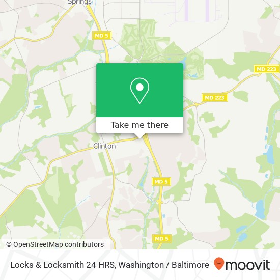 Mapa de Locks & Locksmith 24 HRS, 8905 Stuart Ln