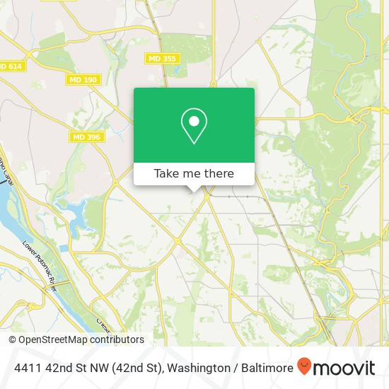 4411 42nd St NW (42nd St), Washington, DC 20016 map