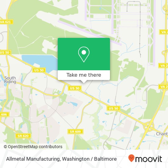 Allmetal Manufacturing map