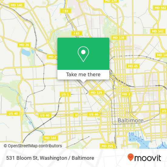 531 Bloom St, Baltimore, MD 21217 map