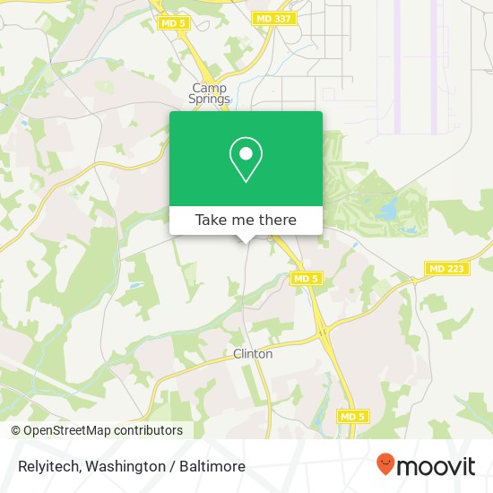 Mapa de Relyitech, 7915 Old Branch Ave
