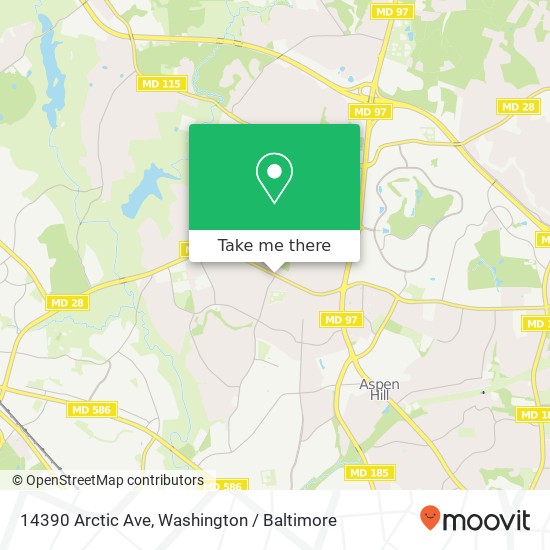 14390 Arctic Ave, Rockville, MD 20853 map