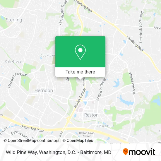 Wild Pine Way map