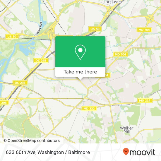 633 60th Ave, Fairmount Heights, MD 20743 map
