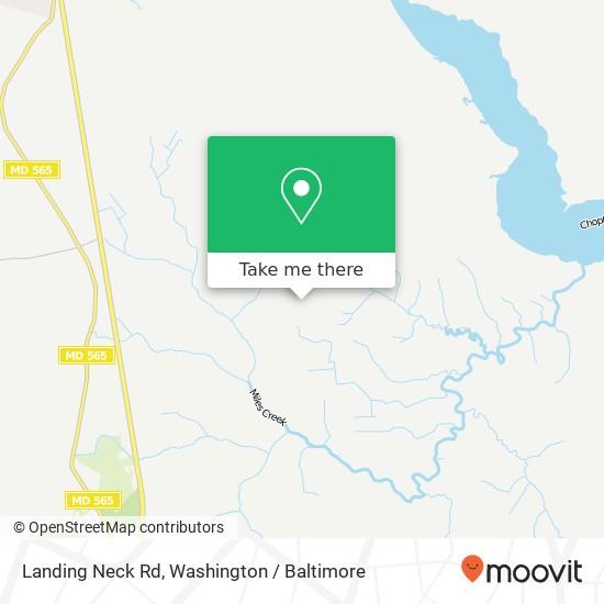 Landing Neck Rd, Trappe, MD 21673 map