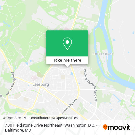 Mapa de 700 Fieldstone Drive Northeast