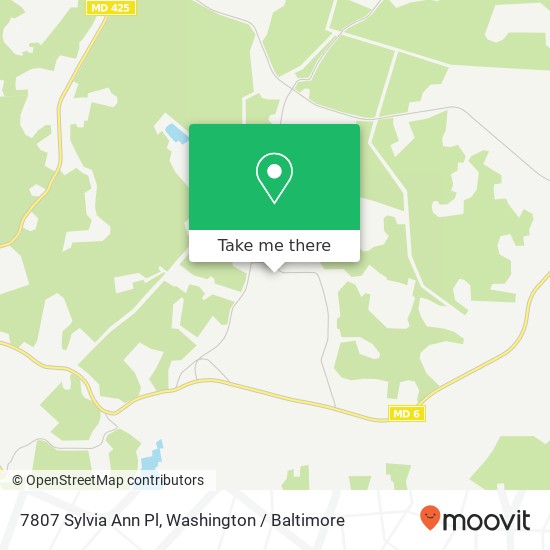 7807 Sylvia Ann Pl, Welcome, MD 20693 map