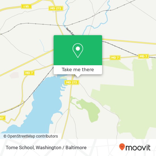 Mapa de Tome School, 581 S Maryland Ave