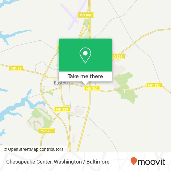 Mapa de Chesapeake Center, 713 Dover Rd