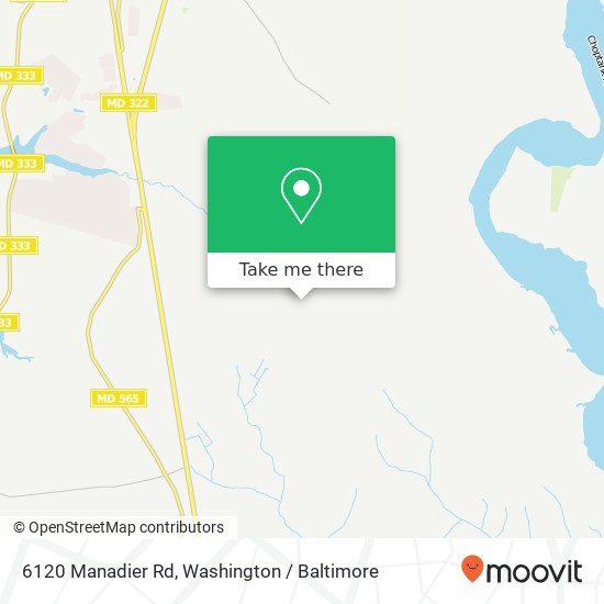 6120 Manadier Rd, Easton, MD 21601 map