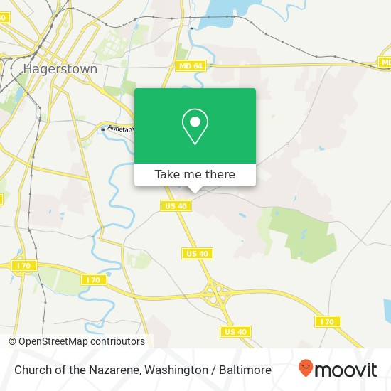 Church of the Nazarene, 141 N Edgewood Dr map