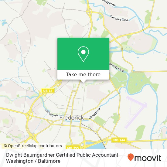 Mapa de Dwight Baumgardner Certified Public Accountant, 14 E 13th St