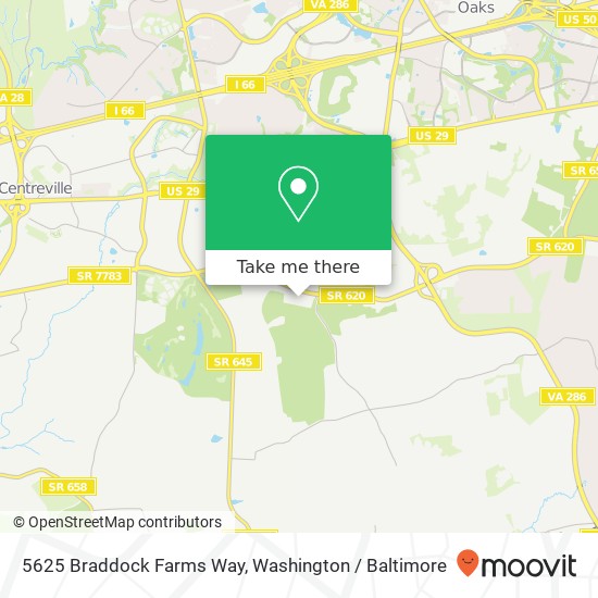 5625 Braddock Farms Way, Clifton, VA 20124 map