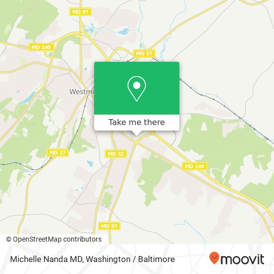 Mapa de Michelle Nanda MD, 410 Malcolm Dr