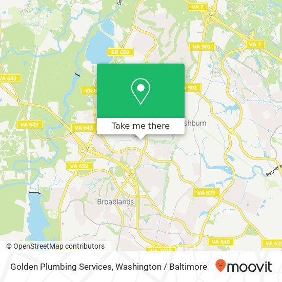 Golden Plumbing Services, 20851 Isherwood Ter map