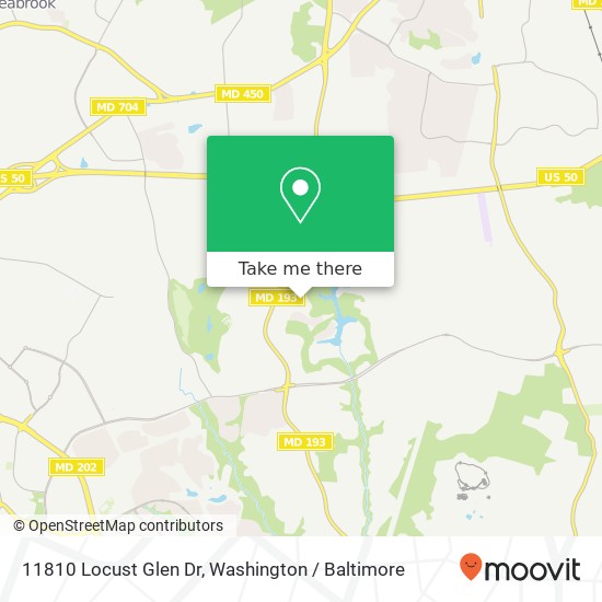 11810 Locust Glen Dr, Bowie, MD 20721 map