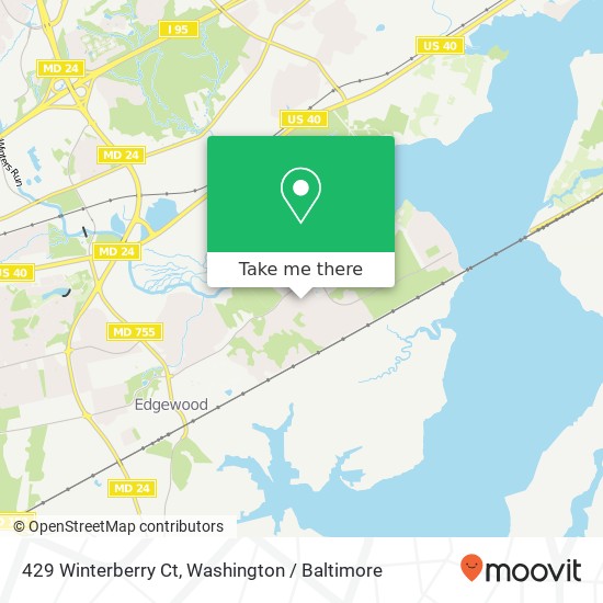 429 Winterberry Ct, Edgewood, MD 21040 map