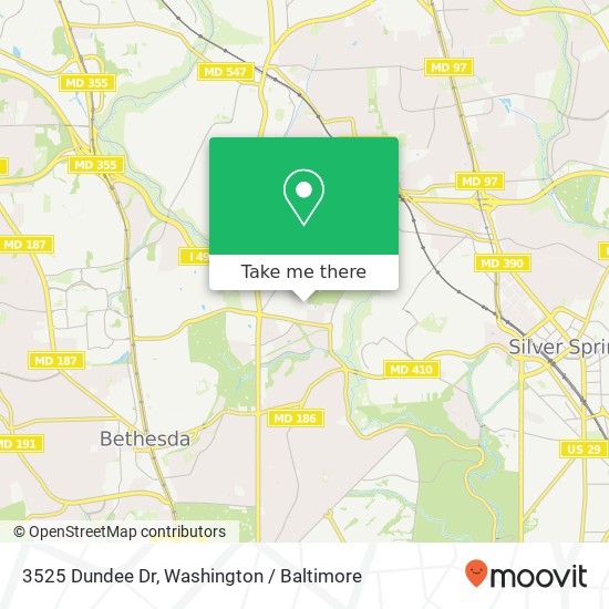 3525 Dundee Dr, Chevy Chase, MD 20815 map