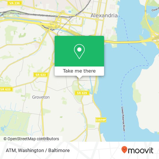 Mapa de ATM, 1640 Belle View Blvd