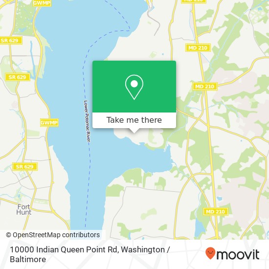 10000 Indian Queen Point Rd, Fort Washington, MD 20744 map