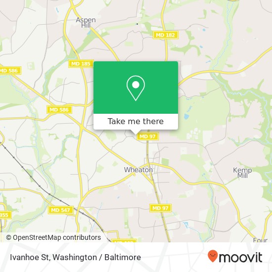 Ivanhoe St, Silver Spring, MD 20902 map
