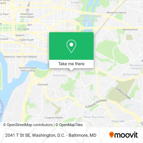 2041 T St SE map