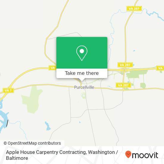 Apple House Carpentry Contracting map