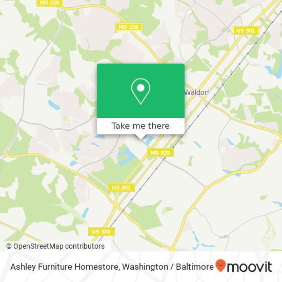 Mapa de Ashley Furniture Homestore, 1240 Smallwood Dr W