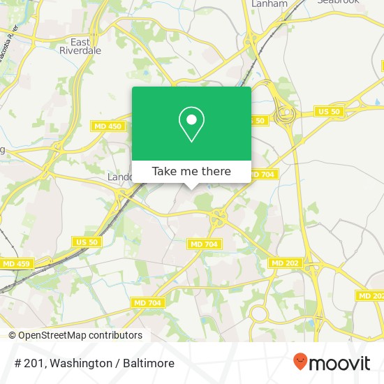 Mapa de # 201, 3402 Dodge Park Rd # 201, Landover, MD 20785, USA