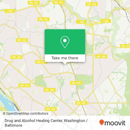 Drug and Alcohol Healing Center, 4938 Hampden Ln map