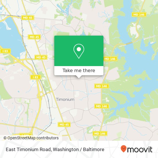 East Timonium Road, E Timonium Rd, Lutherville-Timonium, MD 21093, USA map