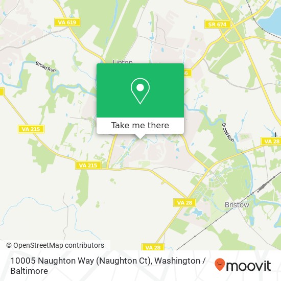 10005 Naughton Way (Naughton Ct), Bristow, VA 20136 map