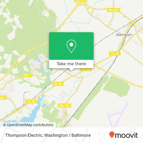 Mapa de Thompson Electric, 1060 Hardees Dr