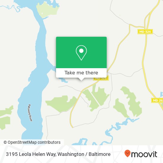 Mapa de 3195 Leola Helen Way, Huntingtown, MD 20639