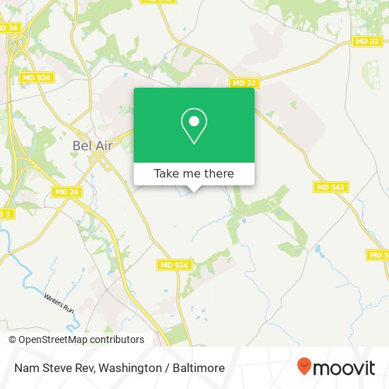 Mapa de Nam Steve Rev, 17 E Brook Hill Ct