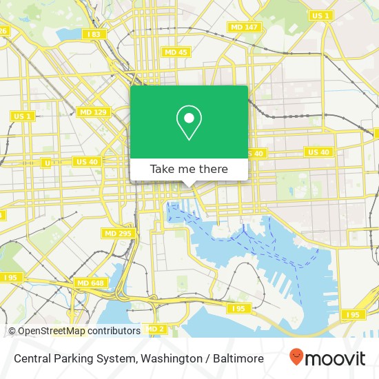 Central Parking System, 55 Market Pl map