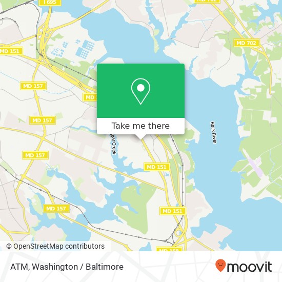 Mapa de ATM, 4015 North Point Blvd