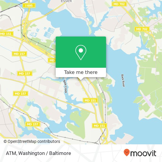 Mapa de ATM, 4000 North Point Blvd
