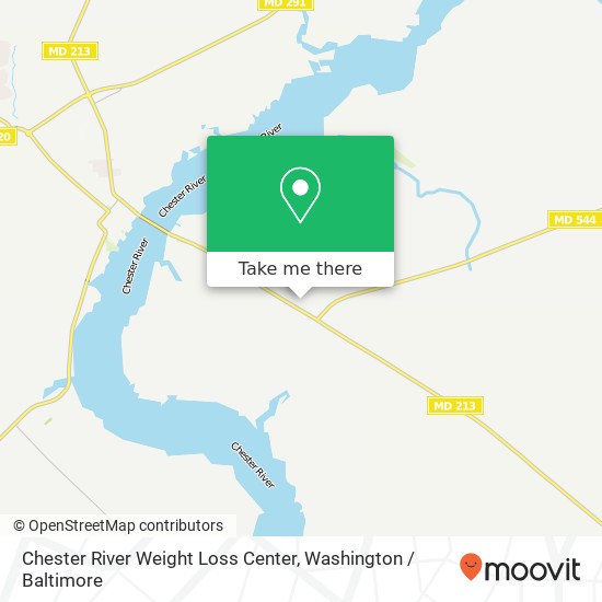 Mapa de Chester River Weight Loss Center, 6602 Church Hill Rd