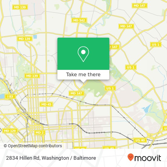 2834 Hillen Rd, Baltimore, MD 21218 map