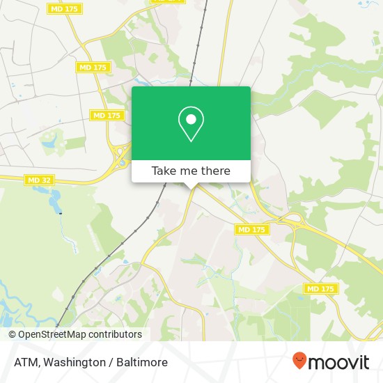 ATM, 8374 Piney Orchard Pkwy map