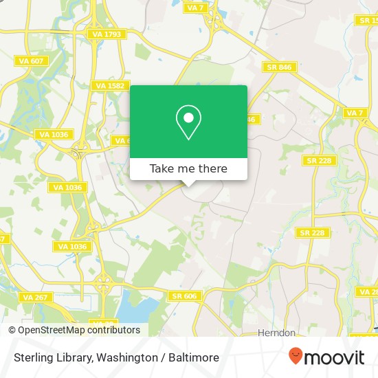 Sterling Library map
