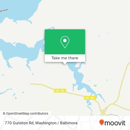 Mapa de 770 Gunston Rd, Centreville, MD 21617