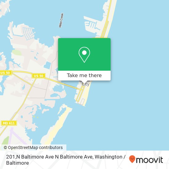 201,N Baltimore Ave N Baltimore Ave, Ocean City, MD 21842 map