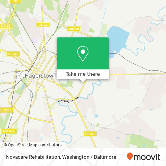 Novacare Rehabilitation, 220 Champion Dr map