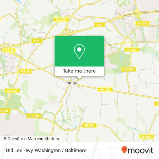 Mapa de Old Lee Hwy, Fairfax, VA 22030