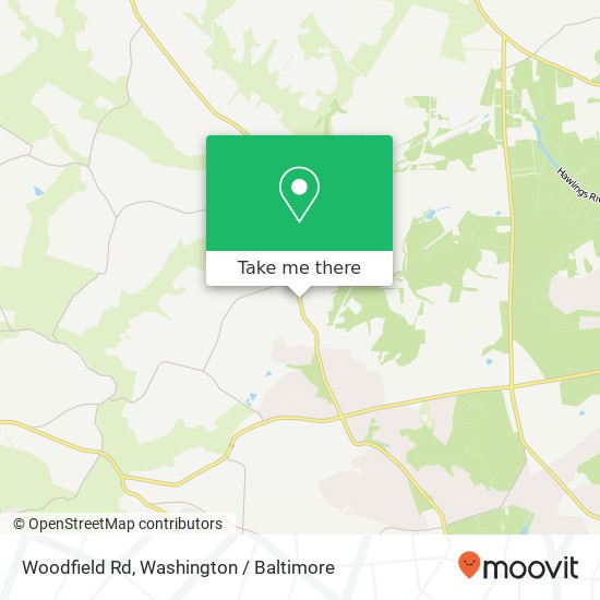 Mapa de Woodfield Rd, Gaithersburg, MD 20882