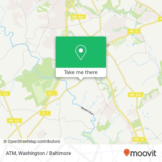 Mapa de ATM, 803 Baltimore Pike