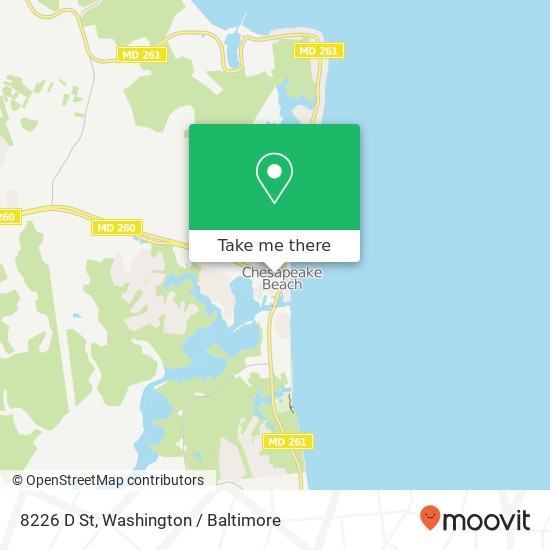 8226 D St, Chesapeake Beach, MD 20732 map