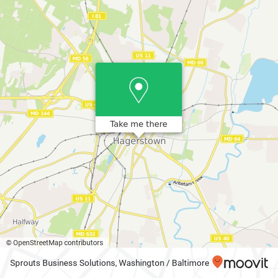 Sprouts Business Solutions, 6 W Washington St map